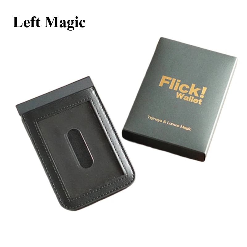 Flick! Wallet by Tejinaya & Lumos Magic Tricks Card Appear Vanish Magia Wallet Close Up Street Illusion Gimmicks Mentalism Prop