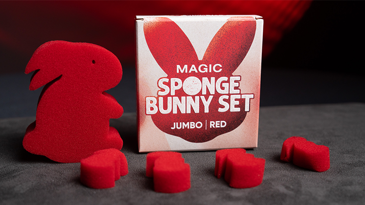 Magic Sponge Bunny Rabbit Set (Red)