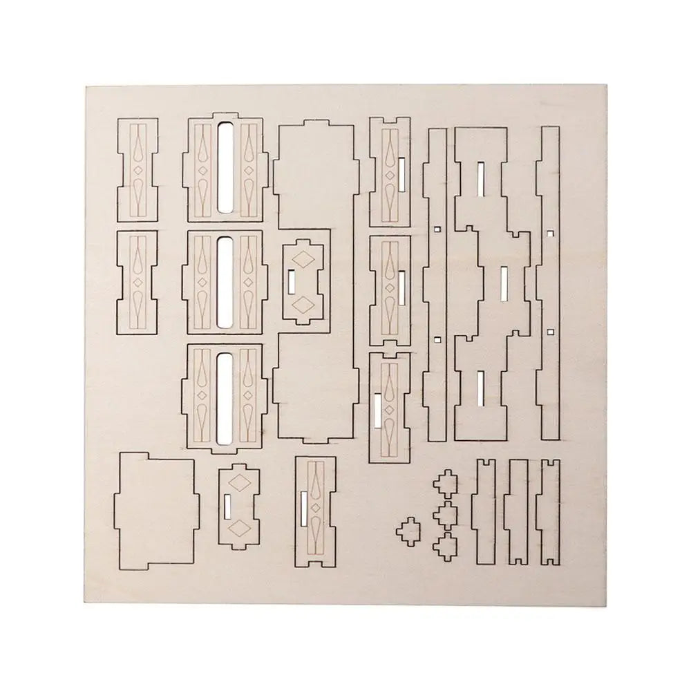 Assembling Wooden DIY Magic Set Educational Wooden Finger Magic Trick Toy Classical Colorful Magic Pencil Box