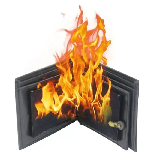 Newest 2-in-1 Fire Wallet - Magic Techniques Stage Magic Props Street Card Magic Fun Illusion Magician Wallet Portable Lighter